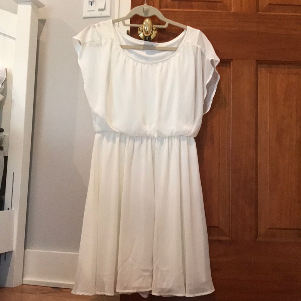 white dress